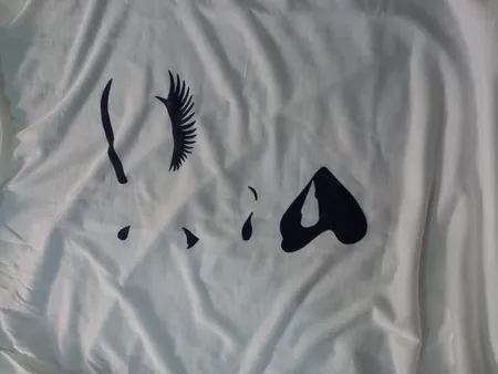 تیشرت زنانه طرح نگاه کد 105