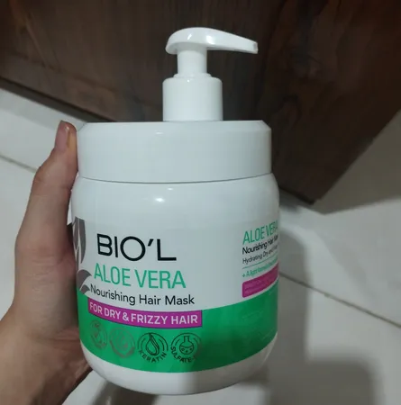 ماسک مو بیول مدل آلوئه ورا حجم 500 میلی لیتر