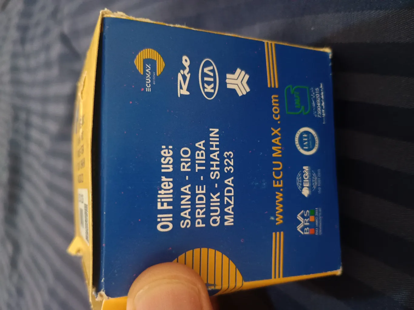 فیلتر روغن خودرو کد ECU-1226 مناسب برای ساینا به همراه فیلتر هوا