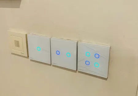 کلید لمسی هوشمند مروا مدل MS04 مجموعه سه عددی