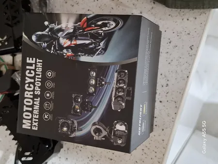 پروژکتور آفرودی موتور سیکلت و خودرو مدل 3 لنز بسته 2 عددی