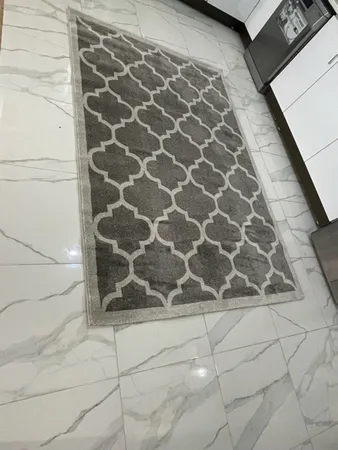 فرش ماشینی ساوین کد 4045 زمینه طوسی