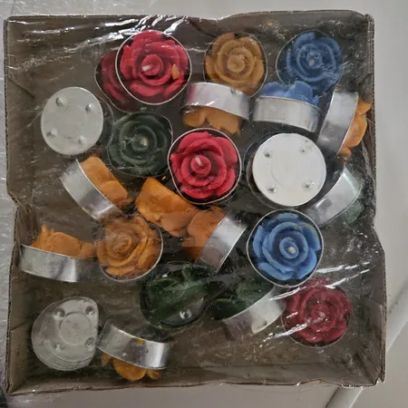 شمع وارمر مدل گل بسته 25 عددی