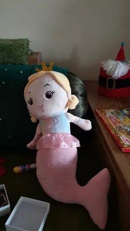 عروسک طرح پری دریایی ارتفاع 45 سانتی متر