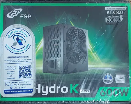 منبع تغذیه کامپیوتر اف اس پی مدل HYDRO PRO 600W