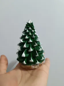 تجریه خرید مجسمه مدل کاج کریسمس برفی