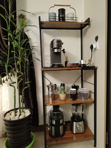 تجریه خرید شلف دیواری دیزم مدل کافی بار کد SLF_F100_60_BRN