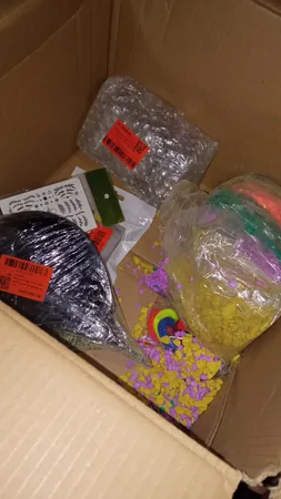 شن رنگی تزیینی مدل 106 وزن 500 گرم 6 عددی