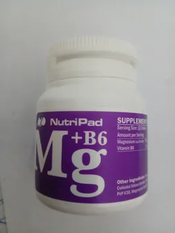 قرص منیزیم سیترات و ویتامین ب6 نوتری پاد بسته 60 عددی