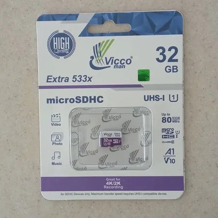 کارت حافظه microSDHC ویکو من مدل Extre 533X کلاس 10 استاندارد UHS-I U1 سرعت 80MBps ظرفیت 32 گیگابایت