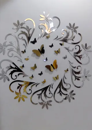 آینه پدیده شاپ طرح گلستان کد 80C