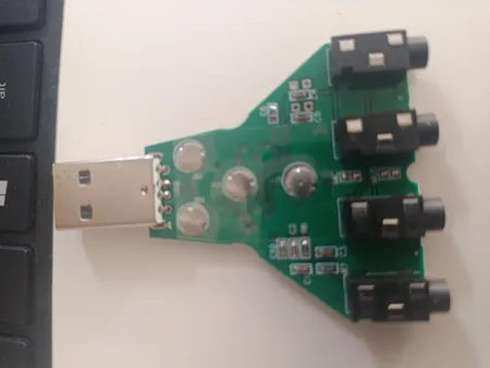 کارت صدا USB مدل 3D
