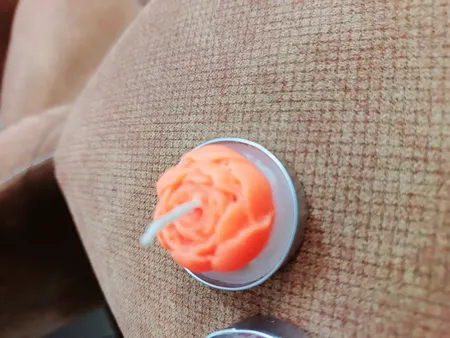 قالب شمع مدل گل پیونی وارمری