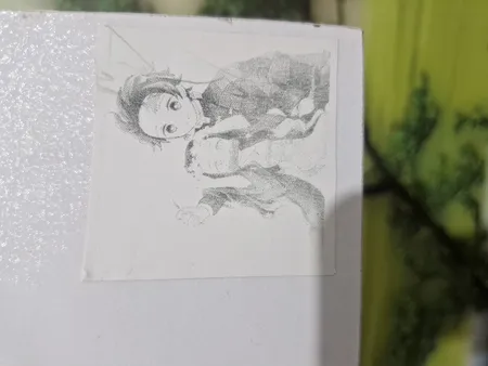 برچسب پرینتر لیبل زن مدل یک تکه 55x50