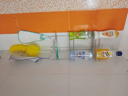 قفسه حمام گل رز مدل FLR-VATE808 طرح قلب سه طبقه