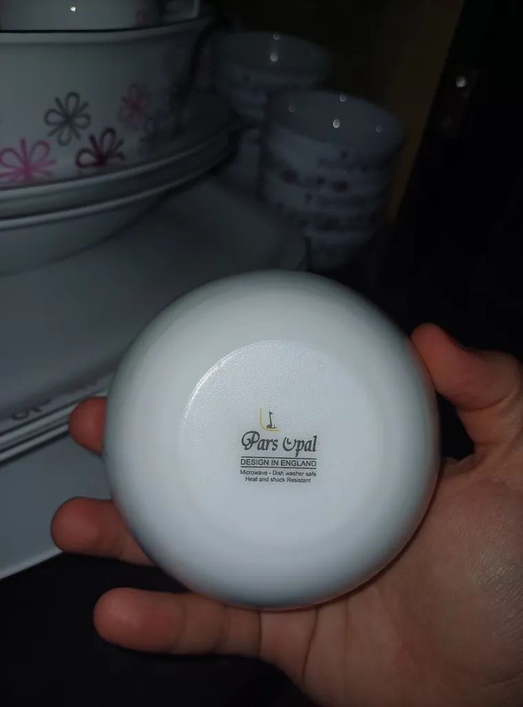 پیاله پارس اپال مدل لیندا کد Toor124 بسته 6 عددی