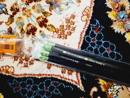 مداد مشکی فابر کاستل کد 20 بسته 6 عددی