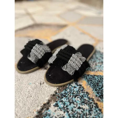 صندل زنانه مدل مکرومه سوگولی