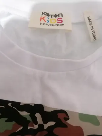 تی شرت آستین بلند پسرانه مدل 1kkb16870ok-000رنگ سفید