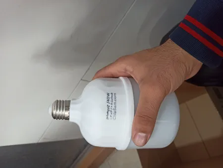 لامپ ال ای دی 40 وات چیپصام مدل استوانه بسته 2 عددی به همراه تبدیل سرپیچ