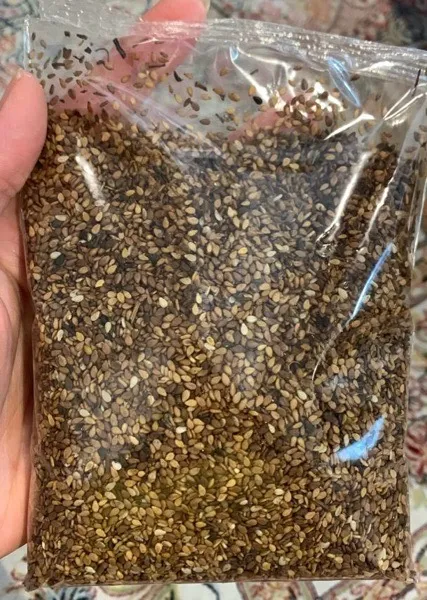 کنجد قهوه ای ممتاز سالمیان - 200 گرم