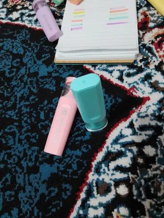 ماژیک علامت گذار مدل طرح پاستلی مجموعه 6 عددی