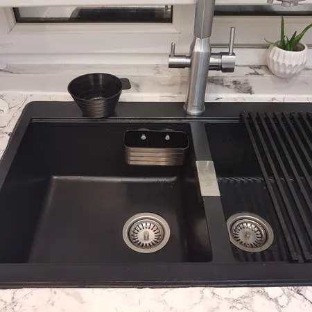 صافی سینک بازن مدل n01 بهمراه جا اسکاچی