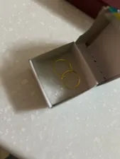 تجریه خرید گوشواره طلا زنانه دست اول کم اجرت زرالتون مدل حلقه ای ساده کد S