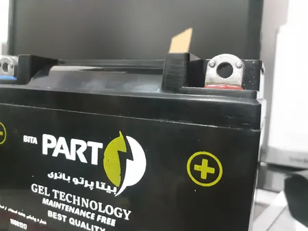 باتری موتورسیکلت بیتا پرتو باتری مدل 12 ولت 7 آمپر