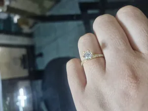 تجریه خرید انگشتر طلا 18 عیار زنانه جواهری سون مدل 3645