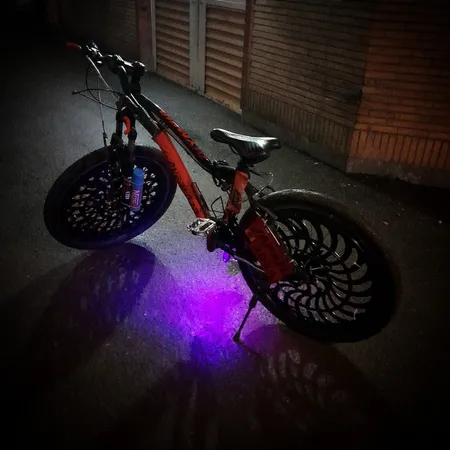 چراغ دوچرخه مدل RGB