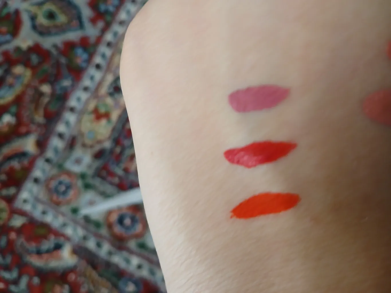 رژ لب مایع دراگون رانی مدل توت فرنگی شماره B مجموعه 3 عددی