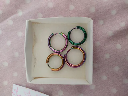 پیرسینگ گوش زنانه پایتخت مدل PS825 بسته چهار عددی