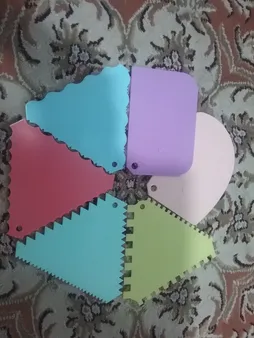 ابزار تزیین کیک مدل Mhr-350 مجموعه 6 عددی