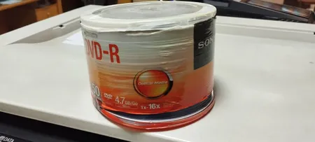 دی وی دی خام سونی بسته 50 عددی