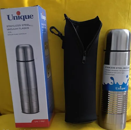 فلاسک یونیک مدل استیل کد 1981 گنجایش 0.5 لیتر