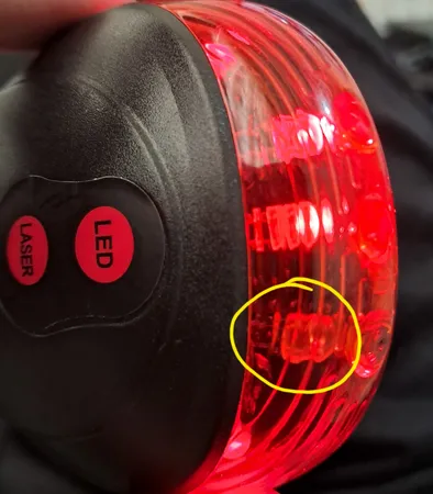 چراغ دوچرخه هارمن مدل Bic-20