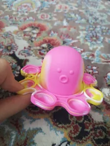 تجریه خرید فیجت ضد استرس دنیای سرگرمی های کمیاب مدل پاپ ایت طرح اختاپوس مودی کد DSK-A153