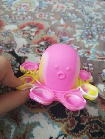 فیجت ضد استرس دنیای سرگرمی های کمیاب مدل پاپ ایت طرح اختاپوس مودی کد DSK-A153