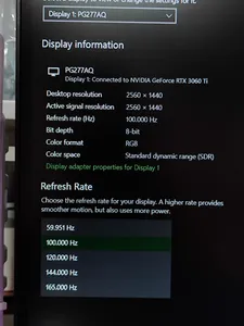 تجریه خرید مانیتور مسترتک مدل PG277AQ سایز 27 اینچ