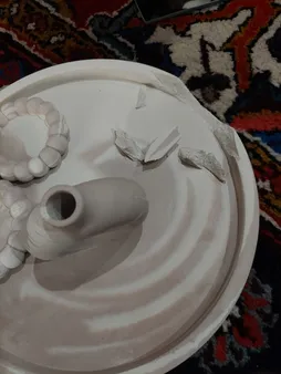 مجموعه ظروف هفت سین 11 پارچه طرح سنگ مدل النا