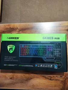 تجریه خرید کیبورد گیمینگ گرین مدل GK803-RGB، مکانیکال سوییچ آبی، Full-Size، نورپردازی RGB