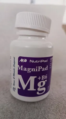 قرص منیزیم سیترات و ویتامین ب6 نوتری پاد بسته 60 عددی