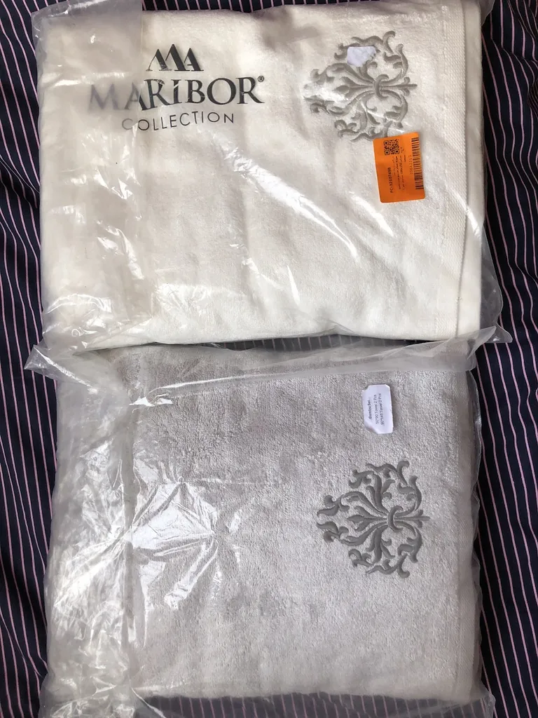 حوله حمام ماریبو مدل بامبو سایز 100x150 سانتی متر