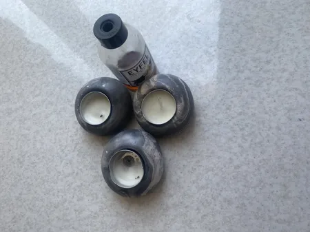 جاشمعی مدل بتنی طرح سنگ بسته 3 عددی