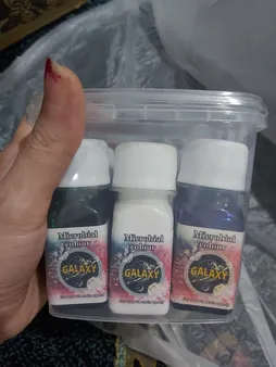 رنگ میکروبی رزین گلکسی کد 62 حجم 30 میلی لیتر بسته 6 عددی