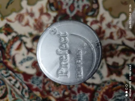 پودر پرپشت کننده مو پرفکت هیر فیلر کد 02 وزن 50 گرم رنگ مشکی