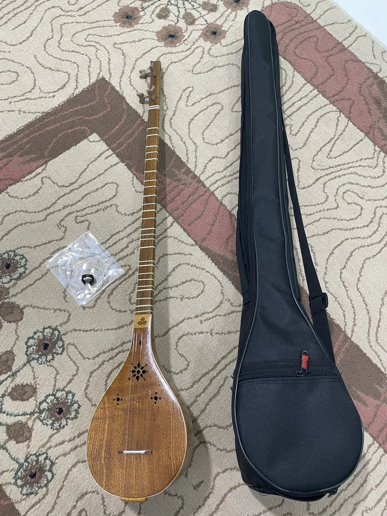 سه تار مفاخری مدل سوخته کاری کد2