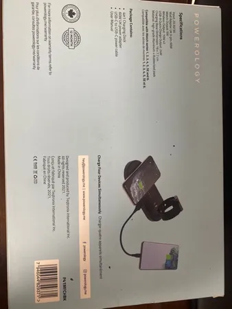 شارژر بی سیم پاورولوجی مدل P41MFCHBK