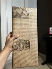 تجریه خرید کاغذ کادو کرافت مدل روزنامه کد202 بسته 5 عددی